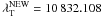 Mathematical equation: \hbox{$\lambda_{\rm T}^{\rm NEW} = 10\,832.108$}