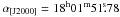Mathematical equation: \hbox{$\alpha_{[\rm{J}2000]}=18^{\rm h}01^{\rm m}51\fs78$}