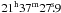 Mathematical equation: \hbox{$21^\mathrm{h}37^\mathrm{m}27\fs9$}