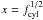 Mathematical equation: \hbox{$x = f_{\rm cyl}^{1/2}$}
