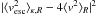 Mathematical equation: \hbox{$\vert \langle v_{\rm esc}^2\rangle_{\kappa,R} - 4\langle v^2\rangle_R\vert^2$}