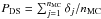 Mathematical equation: \hbox{$P_{\rm DS}= \sum_{j=1}^{n_{\rm MC}}\delta_{j}/n_{\rm MC}$}