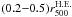 Mathematical equation: \hbox{$(0.2{-}0.5)r^{\rm H.E.}_{500}$}