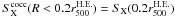 Mathematical equation: \hbox{$S^{\rm cocc}_{\rm X}(R < 0.2r_{500}^{\rm H.E.})=S_{\rm X}(0.2r_{500}^{\rm H.E.})$}
