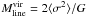Mathematical equation: \hbox{$M_{\rm line}^{\rm vir}=2 \langle \sigma^2\rangle /G$}