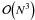 Mathematical equation: \hbox{${{\cal O}\! \left(N^3 \right)}$}