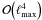 Mathematical equation: \hbox{${{\cal O}\! \left( \lmax^4 \right)}$}