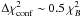 Mathematical equation: \hbox{$\Delta\chi^2_{\rm{conf}}\sim0.5\ \chi^2_B$}