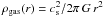 Mathematical equation: \hbox{$\rho_{\textrm{gas}}(r) = c_{\rm s}^2 /2 \pi \, G \, r^2$}