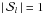 Mathematical equation: \hbox{$|\,{\cal S}_l\,|=1$}
