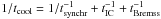\hbox{$1/t_{\rm cool} = 1/t_{\rm synchr}^{-1}+t_{\rm IC}^{-1} + t_{\rm Bremss}^{-1}$}