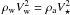 \hbox{$\rho_{\rm w}V_{\rm w}^{2} = \rho_{\rm a}V_{\star}^{2} $}