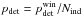 Mathematical equation: \hbox{$p_{\rm det}=p_{\rm det}^{\rm win}/N_{\rm ind}$}
