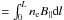Mathematical equation: \hbox{$= \int_{0}^Ln_{\rm e}B_{||}\mathrm{d}l$}