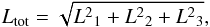 \begin{eqnarray} L_{\rm tot}= \sqrt{{L^2}_1+{L^2}_2+{L^2}_3}, \label{eq:ang_mom_tot_norm} \end{eqnarray}