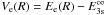 Mathematical equation: \hbox{$V_{\rm e}(R) = E_{\rm e}(R) - E_{3{\rm s}}^{\infty}$}