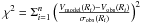 \hbox{$\chi^2=\Sigma_{i=1}^n\left( {V_{\rm model}(R_i) - V_{\rm obs}(R_i) \over \sigma_{\rm obs}(R_i)}\right)^2$}