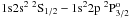 Mathematical equation: \hbox{${\rm 1s2s^2~^2S_{1/2} - 1s^22p~^2P^o_{3/2}}$}