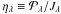 Mathematical equation: \hbox{$\eta_\lambda \equiv \mathcal{P}_\lambda/J_\lambda$}
