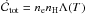 Mathematical equation: \hbox{$\: \dot{\cal C}_{\rm tot} = n_{\rm e}n_{\rm H}\Lambda (T)$}