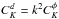 Mathematical equation: \hbox{$C_K^d=k^2 C_K^\phi$}