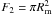 \hbox{$F_{2} = \pi R_{\rm m}^{2}$}
