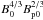 \hbox{$B_{0}^{4/3} B_{\rm p0}^{2/3}$}