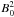 \hbox{$B_{0}^{2}$}