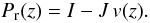 \appendix \setcounter{section}{1} \begin{equation} \Pr(z) = I - J \, v(z). \label{eqA10} \end{equation}