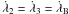Mathematical equation: \hbox{$\dot\lambda_2=\dot\lambda_3=\dot\lambda_{\rm B}$}