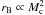 \hbox{$r_{\rm B} \propto M_{\rm c}^2$}