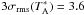 Mathematical equation: \hbox{$3\sigma_{\rm rms} (T_{\rm A}^*) = 3.6$}