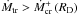 \hbox{$\Mtr > {\Mcrp}\left(R_{\rm D}\right)$}