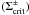 \hbox{$(\Sigma_{\rm crit}^{\pm})$}