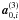Mathematical equation: \hbox{$\textbf{\textit{a}}_{0,i}^{(3)}$}