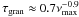 \hbox{$\tau_{\rm gran} \approx 0.7 \nu_{\max}^{-0.9}$}