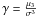 \hbox{$\gamma=\frac{\mu_{3}}{\sigma^{3}}$}