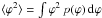 \hbox{$\langle \varphi^{2} \rangle = \int \varphi^2 \, p(\varphi) \, {\rm d}\varphi$}