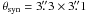 Mathematical equation: \hbox{$\theta_{\rm syn}=3\farcs3\times3\farcs1$}