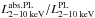 Mathematical equation: \hbox{$\pedap{L}{2{-}10\kev}{abs.PL}/\pedap{L}{2{-}10\kev}{PL}$}
