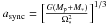 Mathematical equation: \hbox{$a_{\rm sync} = \left[ \frac{G(M_{\rm p} + M_*)}{\Omega_*^2} \right]^{1/3}$}