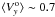 Mathematical equation: \hbox{$\langle V^{\rm o}_y \rangle \sim 0.7$}