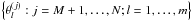 Mathematical equation: \hbox{$\left\{\param\indexPT\samp:\iSamp=\nSampBurn+1,\ldots,\nSamp;\iPT=1,\ldots,\nPT\right\}$}