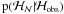 Mathematical equation: \hbox{$\p(\hy_{\mathcal N}|\hy_{\mathrm{obs}})$}