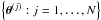 Mathematical equation: \hbox{$\left\{\vPar\samp:\iSamp=1,\ldots,\nSamp\right\}$}
