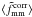 Mathematical equation: \hbox{$\langle\tilde{f}_{\rm{mm}}^{\rm{corr}} \rangle$}