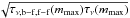 Mathematical equation: \hbox{$\sqrt{\tau_{\nu,\rm b-f,f-f}(m_{\rm max})\tau_{\nu}(m_{\rm max})}$}