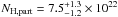 Mathematical equation: \hbox{$N_{\rm H, {\rm part}} = 7.5^{+1.3}_{-1.2} \times 10^{22}$}
