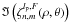 Mathematical equation: \hbox{$\Im\left(\zeta_{n,m}^{l_{\rm p},F}(\rho,\theta)\right)$}