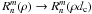 Mathematical equation: \hbox{$R_n^m(\rho)\rightarrow R_n^m(\rho d_{\rm c})$}